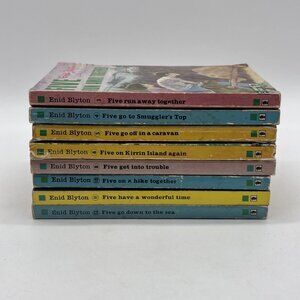 Lot Of 8 Enid Blyton Famous Fives Books Bundle 1970’s 3 4 5 6 8 10 11 12